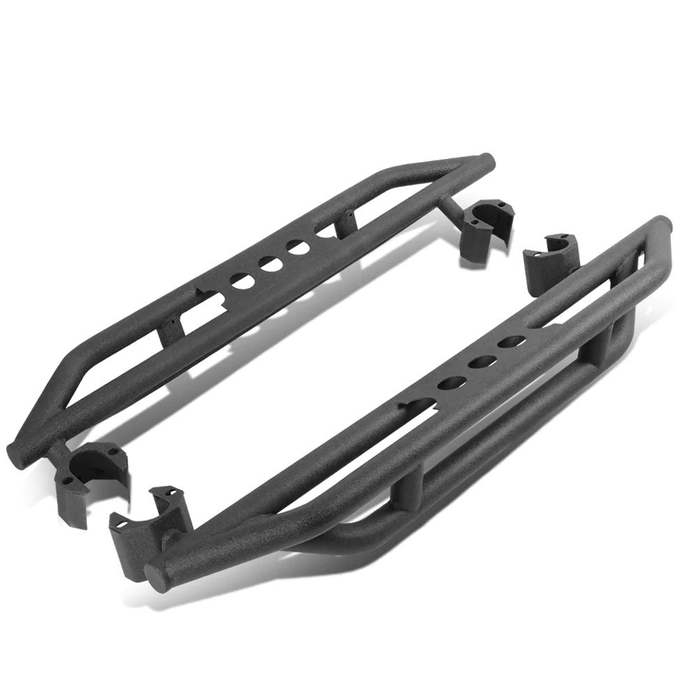Black Steel Girder Running Board Nerf Bar 07-18 Jeep Wrangler 2-Door BFC-RUNB-JPWGLER