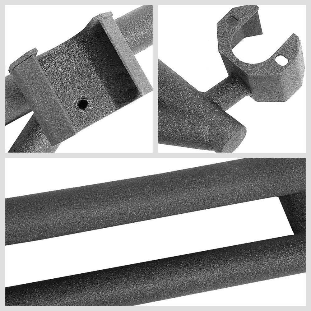 Black Steel Girder Running Board Nerf Bar 07-18 Jeep Wrangler 2-Door BFC-RUNB-JPWGLER