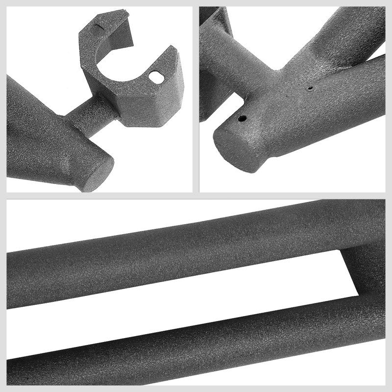 Black Steel Girder Running Board Nerf Bar 07-18 Jeep Wrangler 4-Door BFC-RUNB-JEPWRA0716JK