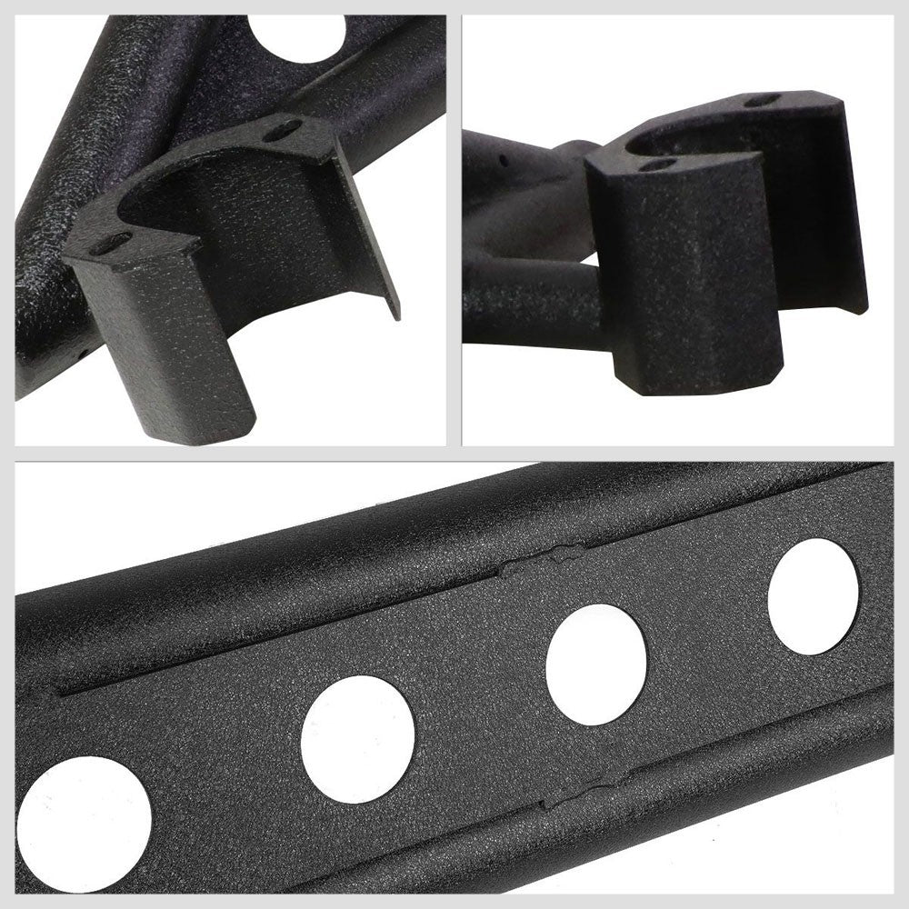 Black Steel Girder T2 Running Board Nerf Bar 07-18 Jeep Wrangler 4Dr BFC-RUNB-JEPWRA0717JK