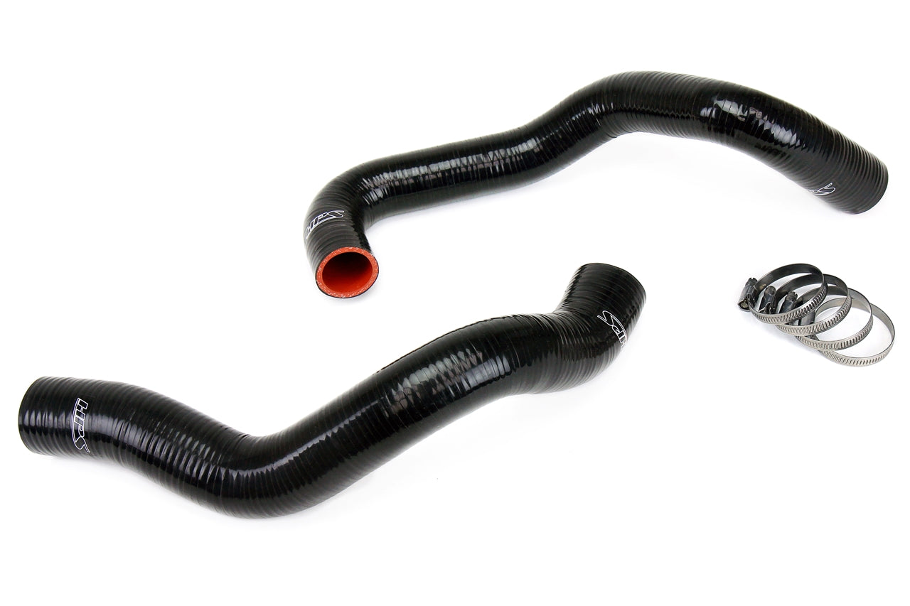 HPS Performance 57-1011-BLK Silicone Radiator Coolant Hose Kit For 94-95 Ford Mustang GT / Cobra