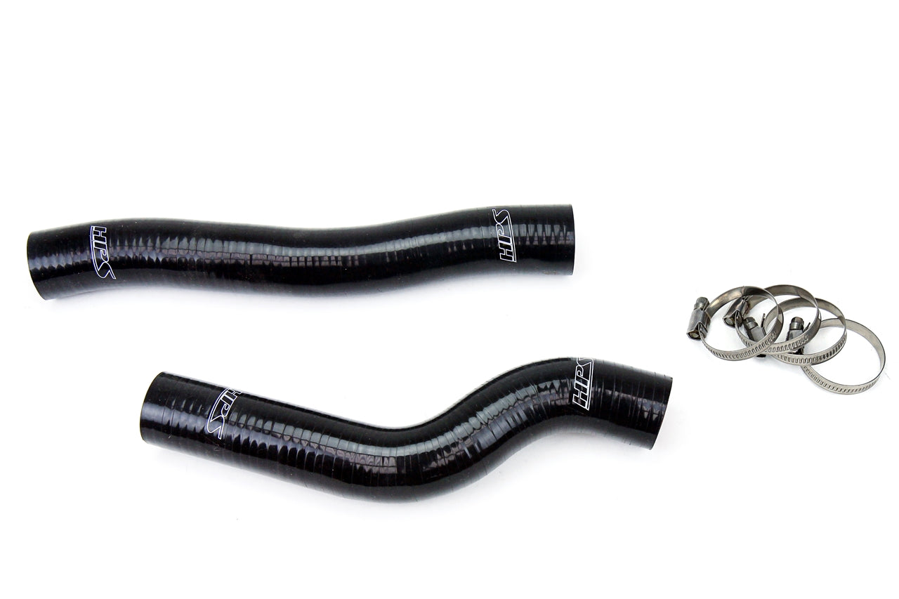 HPS Performance 57-1026-BLK Silicone Radiator Coolant Hose Kit For 10-12 Hyundai Genesis Coupe 2.0T Turbo