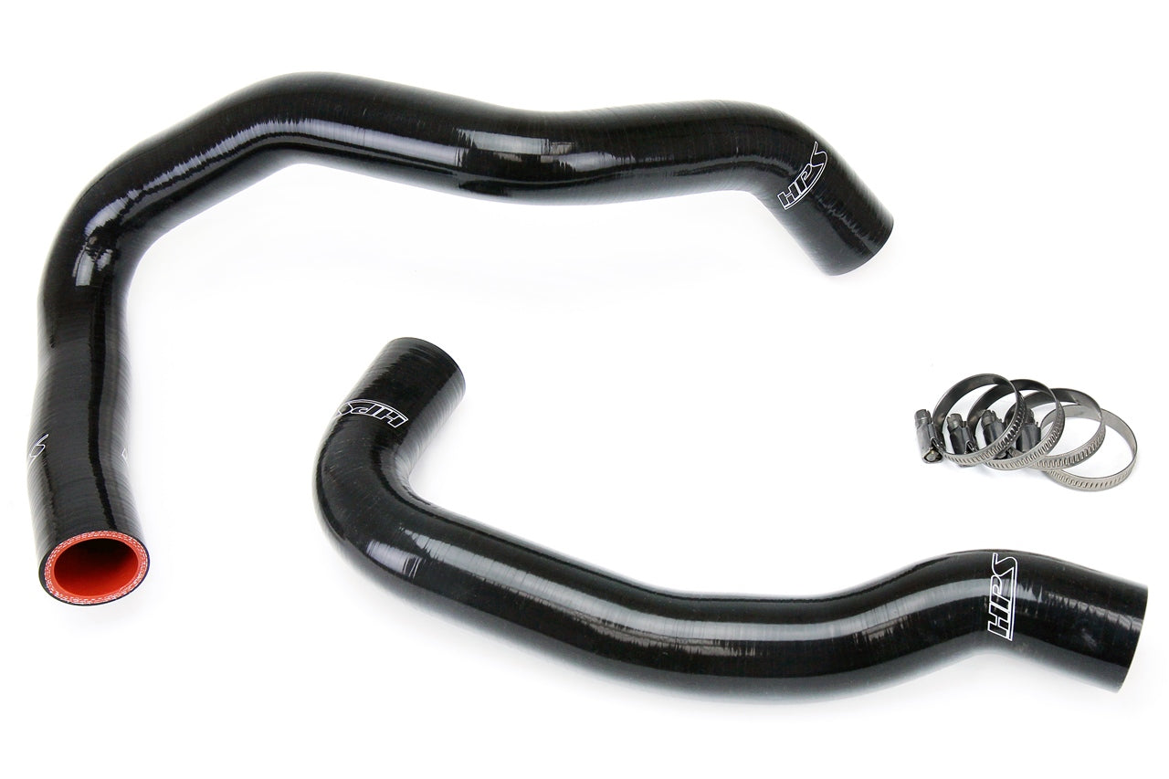 HPS Performance 57-1044-BLK Silicone Radiator Coolant Hose Kit For 89-98 Nissan 240SX with KA