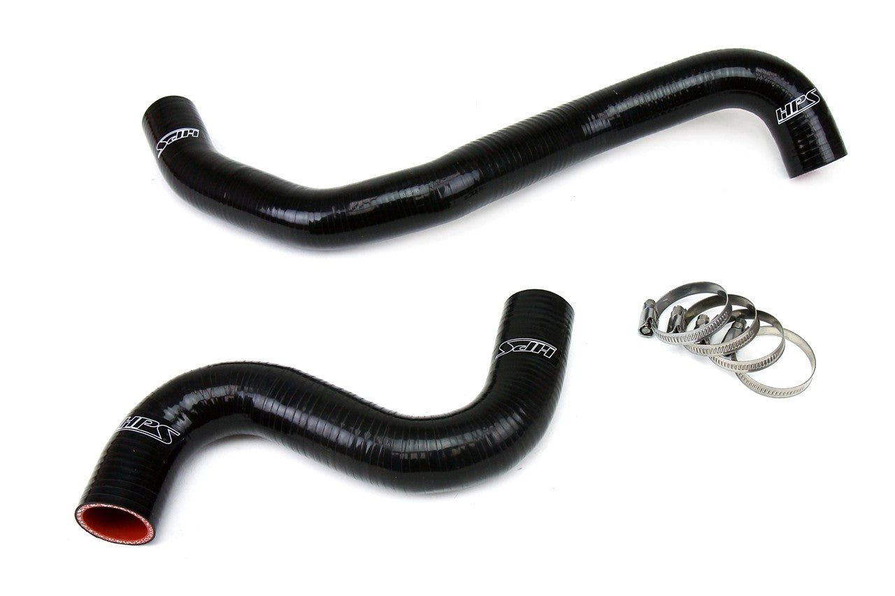 HPS Performance 57-1052-BLK Silicone Radiator Coolant Hose Kit For 09-21 Nissan GTR R35