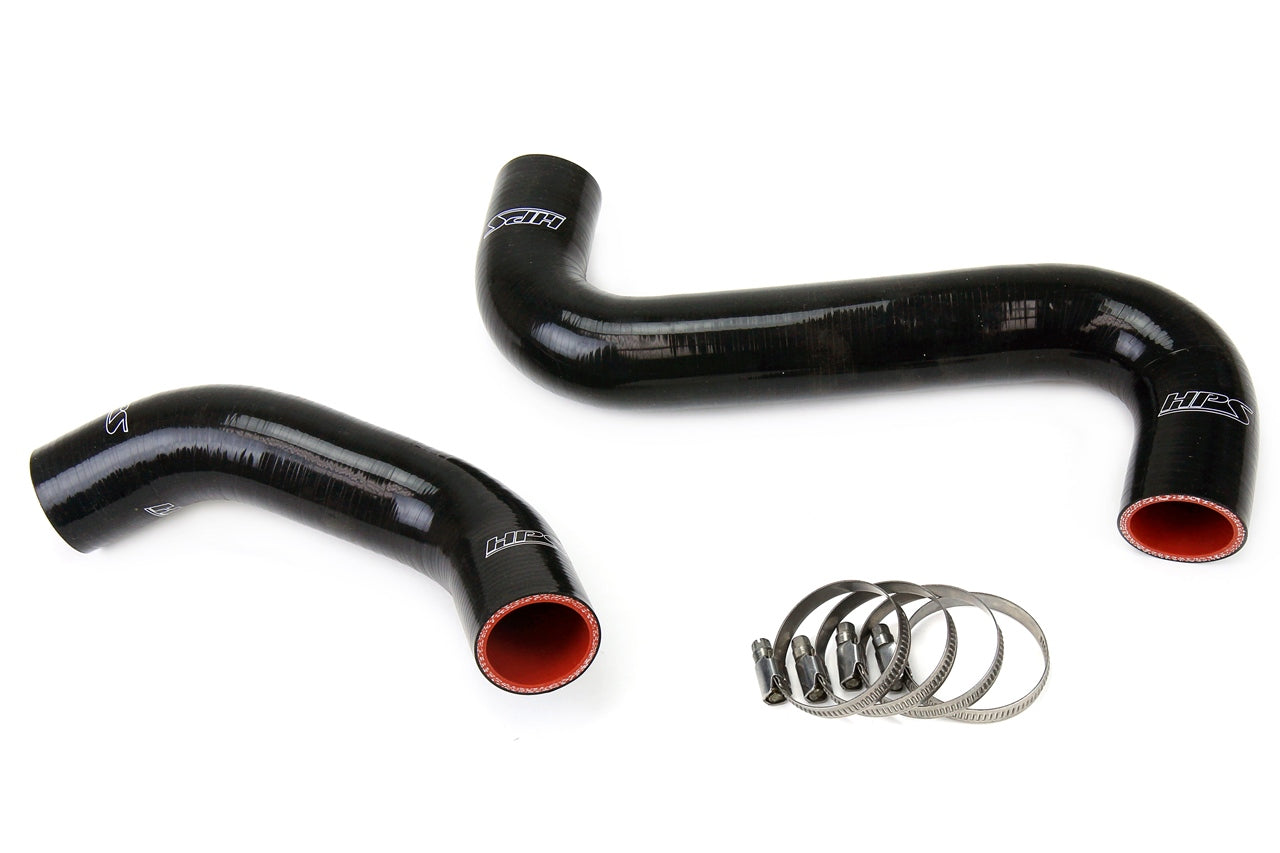 HPS Performance 57-1061-BLK Silicone Radiator Coolant Hose Kit For 02-07 Subaru WRX / STI