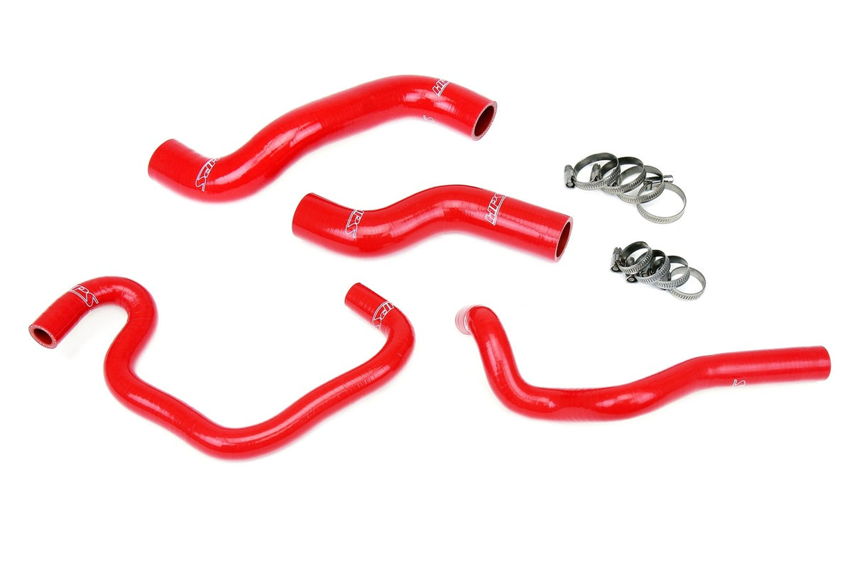 HPS Red Silicone Radiator + Heater Hose Kit for 1995-1998 Toyota T100 3.4L V6