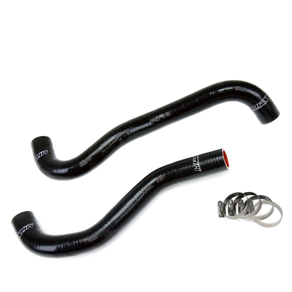 HPS Performance 57-1199-BLK Silicone Radiator Coolant Hose Kit For 12-15 Honda Civic Si (FB6 Sedan / FG4 Coupe)