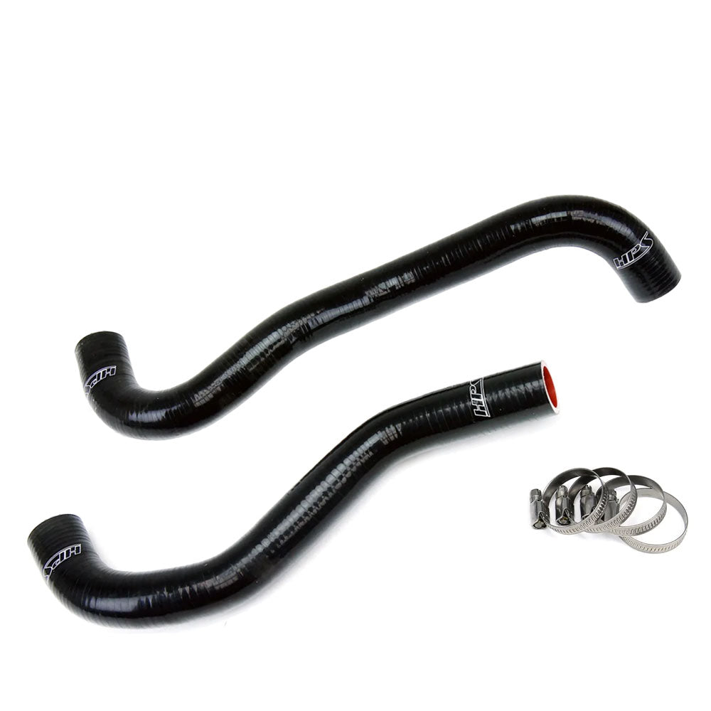 HPS Black Silicone Air Intake Tube Hose+Radiator Hose For 12-15 Civic Si 2.4L