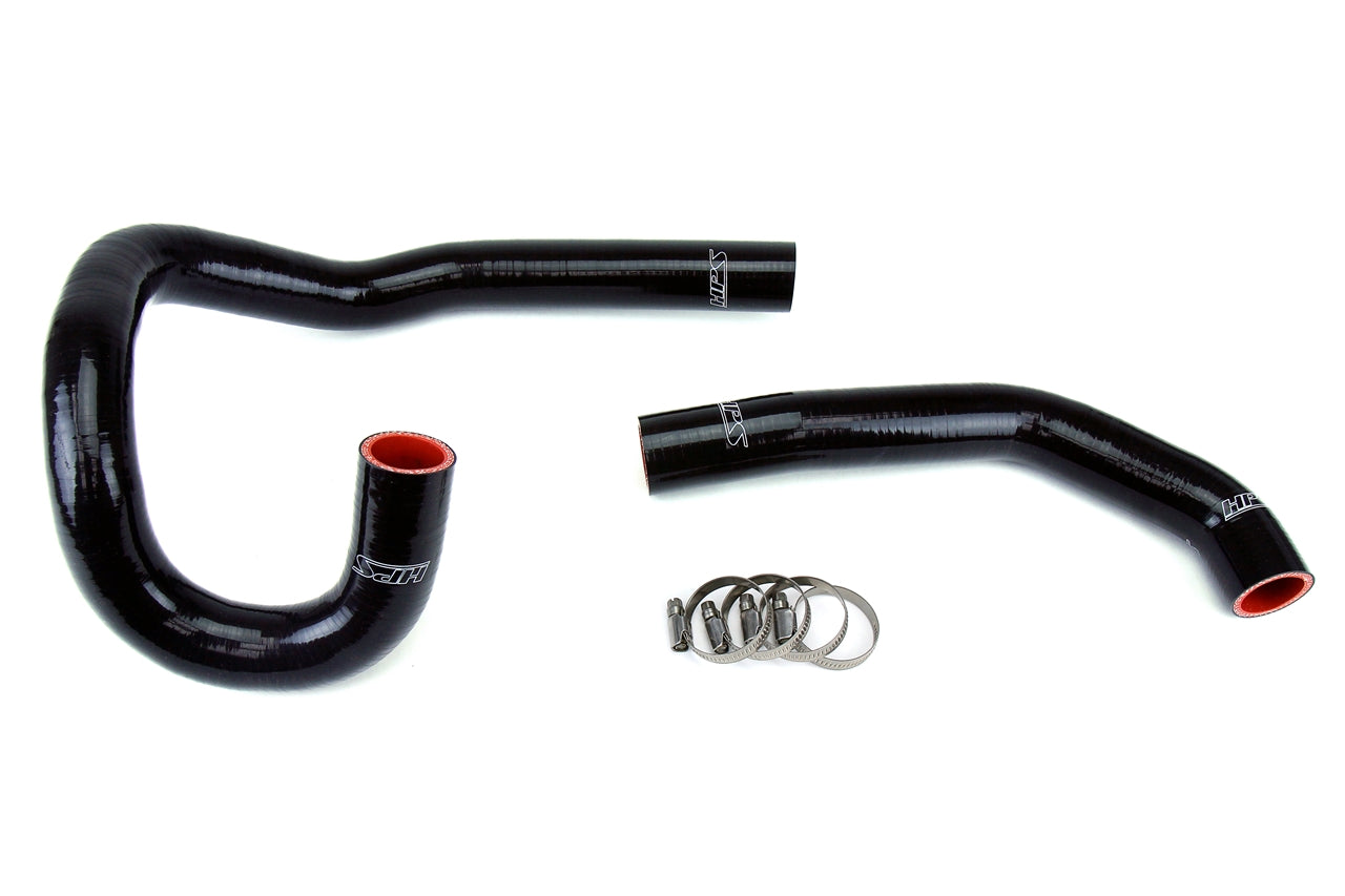 HPS Performance 57-1205-BLK Silicone Radiator Coolant Hose Kit For 86-92 Toyota Supra MK3 7MGE (Non Turbo) & 7MGTE (Turbo)