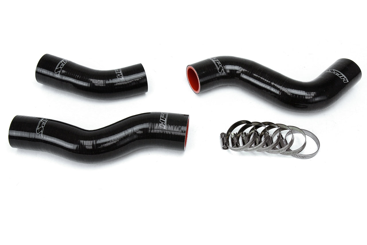 HPS Black 3-Ply Silicone Radiator Coolant Hose Kit For 92-98 Toyota Land Cruiser / 96-97 Lexus LX450 FJ80 4.5L I6