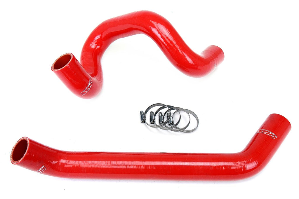 HPS Red 3-Ply Silicone Radiator Hose KitJeep 07-11 Wrangler JK 3.8