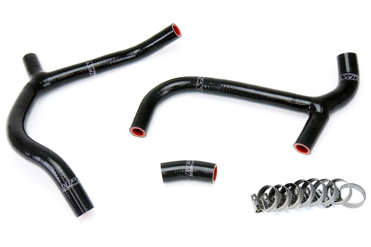 HPS Performance 57-1236-BLK Silicone Radiator Coolant Hose Kit For 09-12 Honda CRF450R
