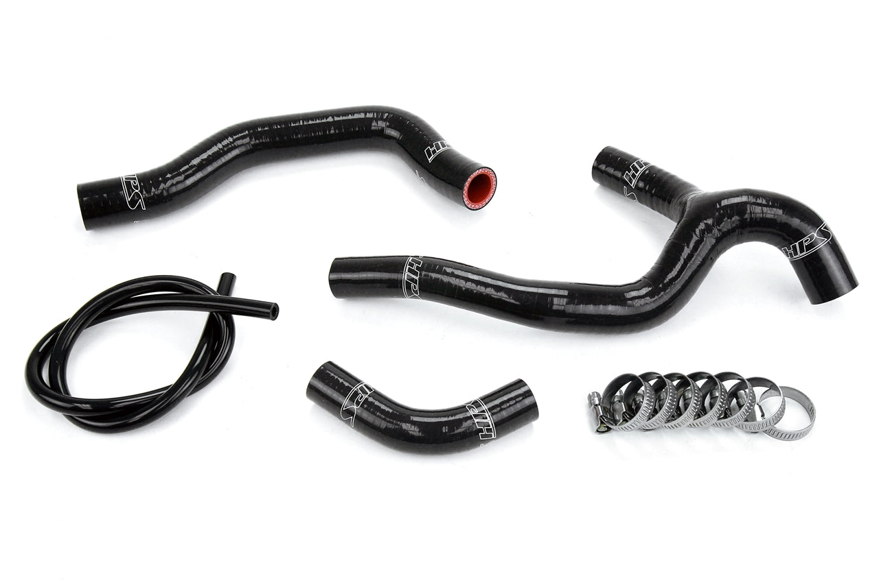 HPS Performance 57-1237-BLK Silicone Radiator Coolant Hose Kit For 05-08 Honda CRF450R