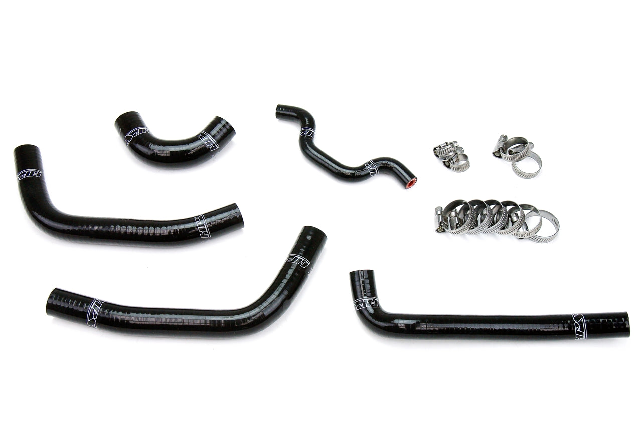 HPS Performance 57-1240-BLK Silicone Radiator Coolant Hose Kit For 09-10 Kawasaki KX250F