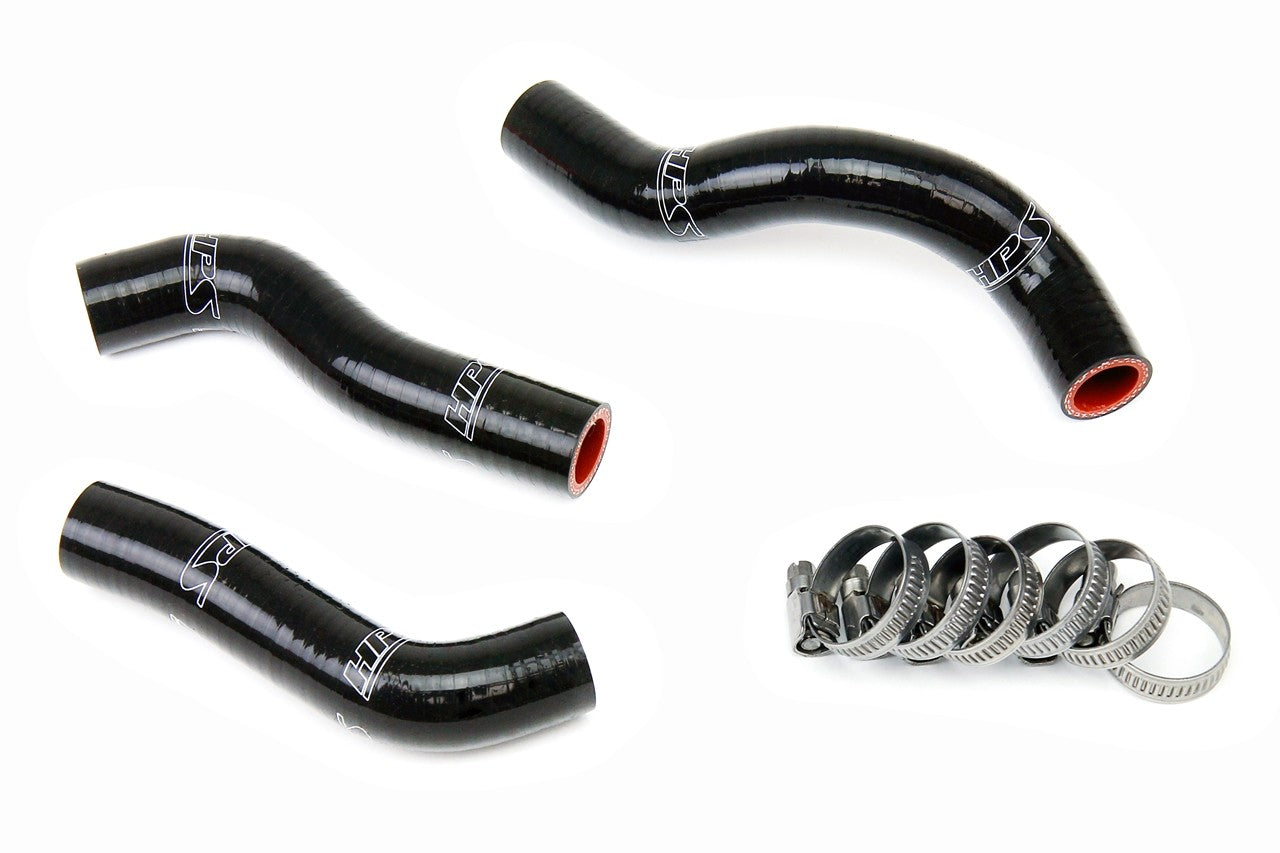 HPS Performance 57-1249-BLK Silicone Radiator Coolant Hose Kit For 11-12 KTM 250SXF