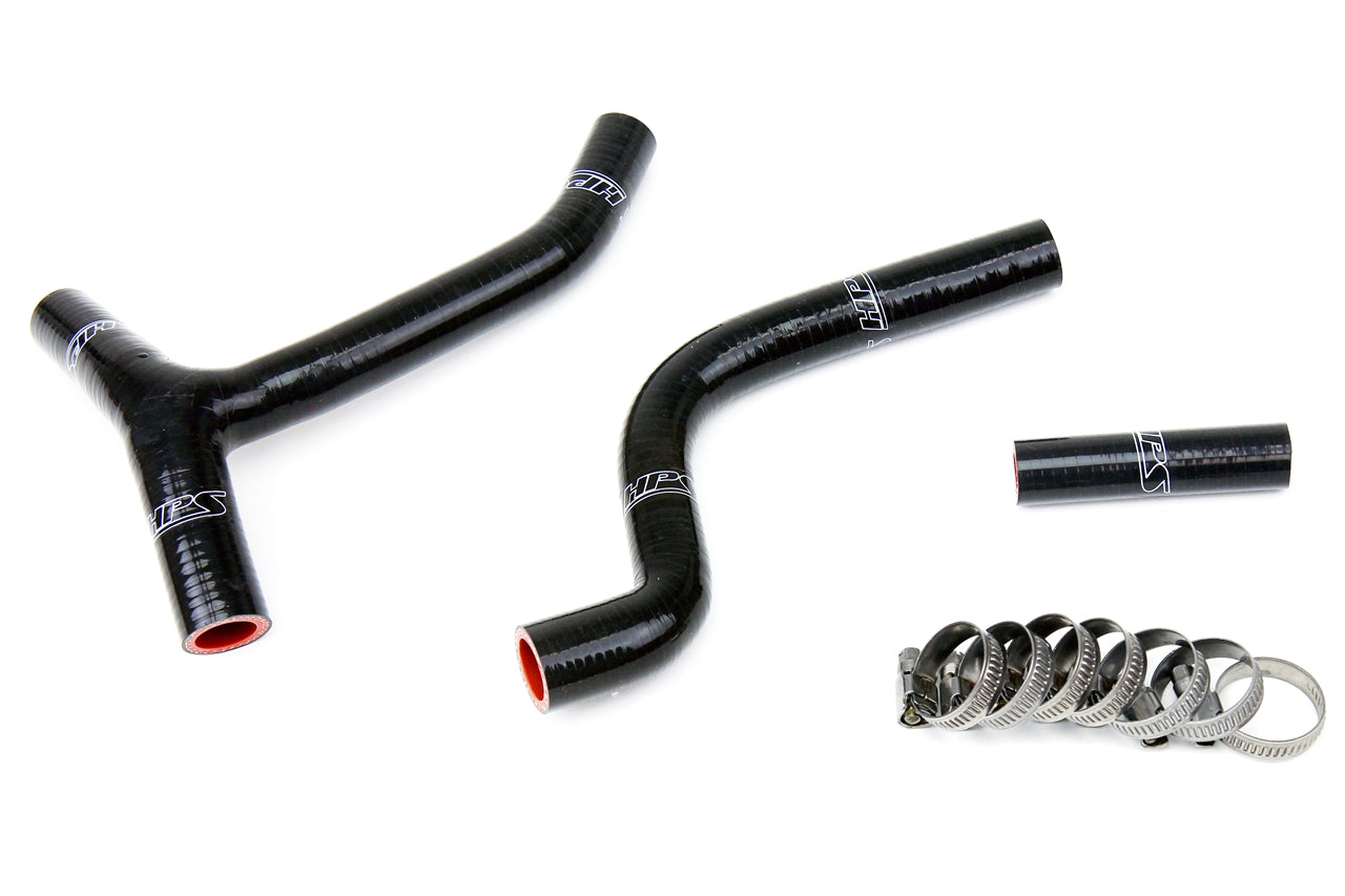 HPS Performance 57-1265-BLK Silicone Radiator Coolant Hose Kit For 10-11 Yamaha YZ250F