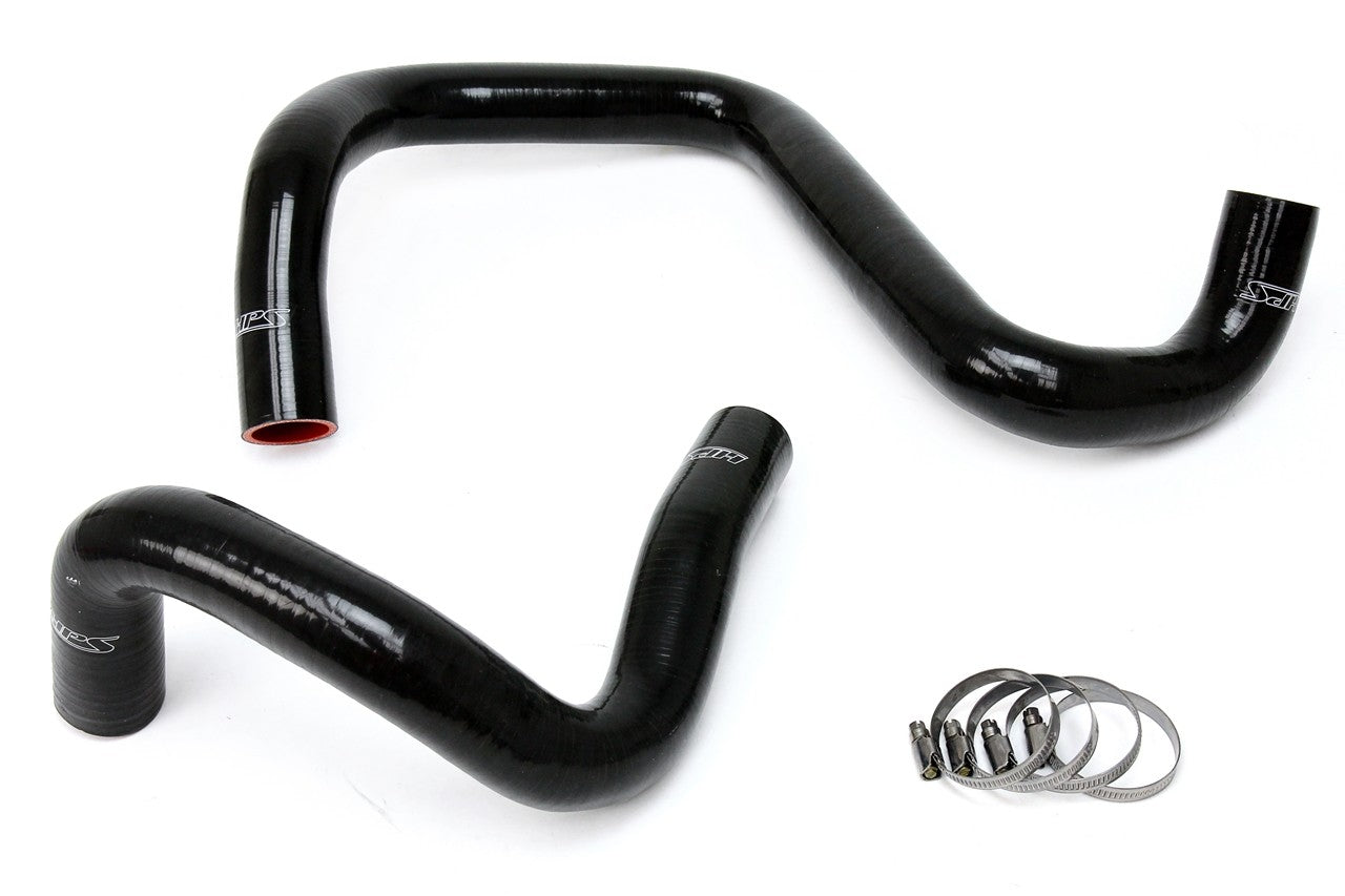 HPS Performance 57-1285R-BLK Silicone Radiator Coolant Hose Kit For 12-17 Jeep Wrangler JK & Unlimited 3.6L