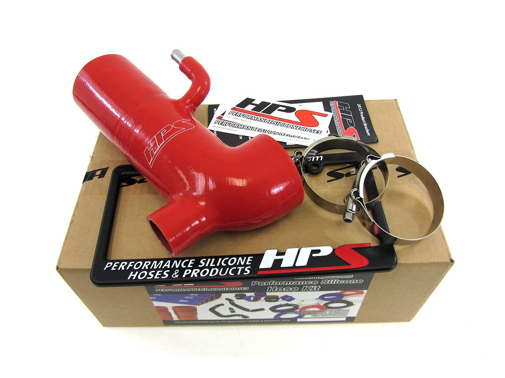 HPS Red Silicone Post MAF Air Intake Hose Kit with Sound Port For 13-16 Scion FRS / 13-20 Subaru BRZ