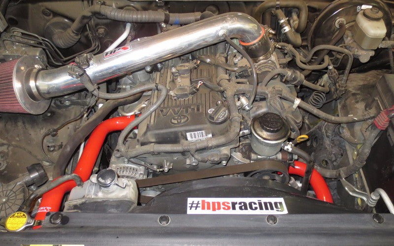 HPS Red 3-Ply Silicone Radiator Hose Toyota 05-16 Tacoma 2.7L 4Cyl Coolant-Performance-BuildFastCar