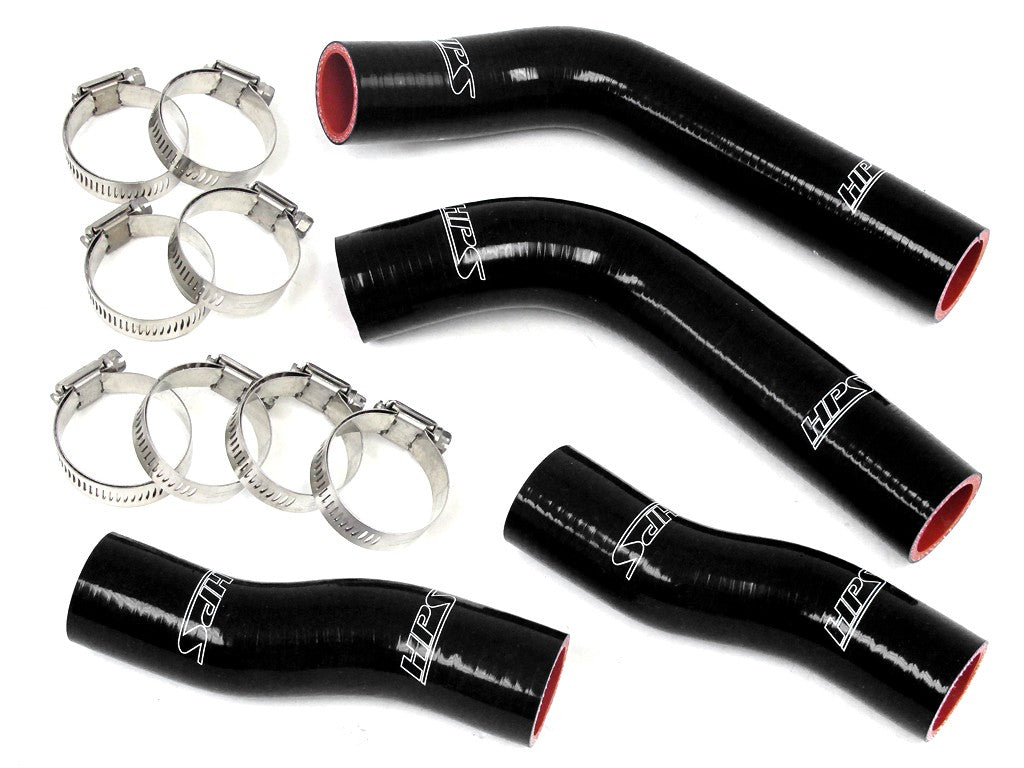 HPS Performance 57-1315-BLK Silicone Radiator Coolant Hose Kit For 90-99 Toyota MR2 3SGTE Turbo