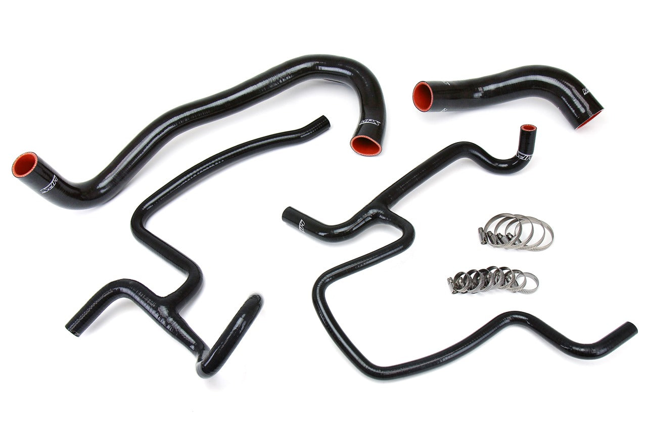 HPS Performance 57-1328-BLK Silicone Radiator Coolant Hose Kit For 11-13 Chrysler 300C / Dodge Challenger Charger SRT8 6.4L V8
