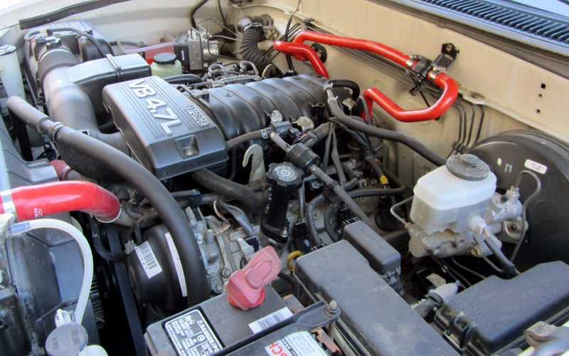 HPS Blue ReinForced Silicone Heater Hose Kit For Toyota 00-06 Tundra V8 4.7L-Performance-BuildFastCar