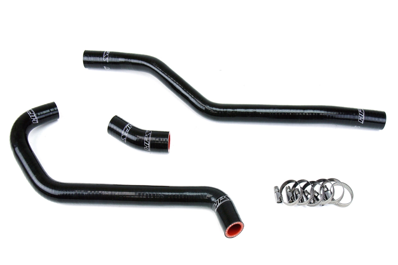 HPS Performance 57-1347-BLK Silicone Radiator Coolant Hose Kit For 06-12 Yamaha YFM700 Raptor