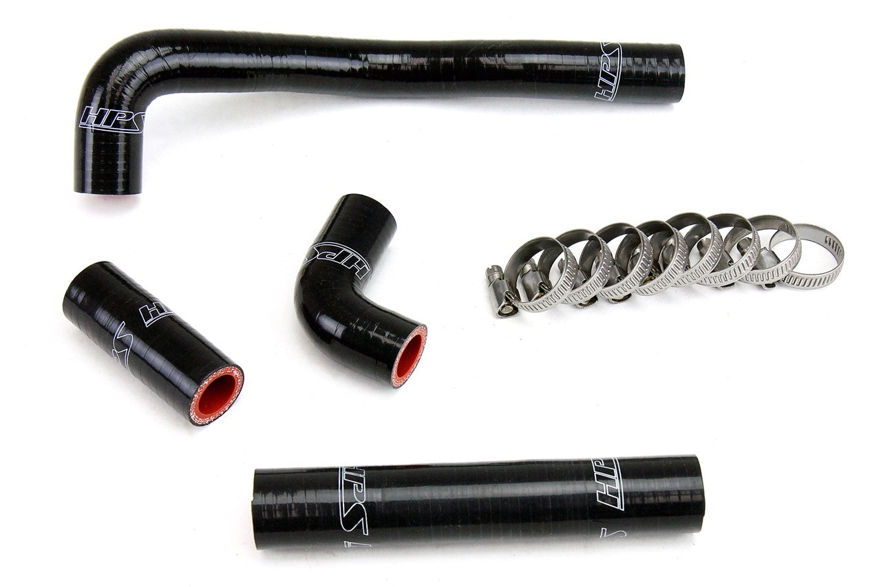 HPS Performance 57-1367-BLK Silicone Radiator Coolant Hose Kit For 88-04 Kawasaki KX500