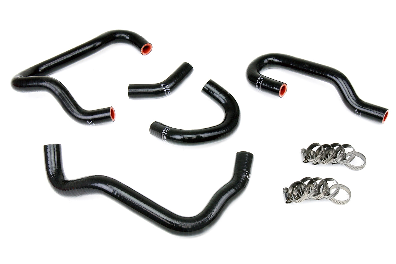 HPS Performance 57-1415-BLK Silicone Heater Coolant Hose Kit For 06-09 Honda S2000 AP2
