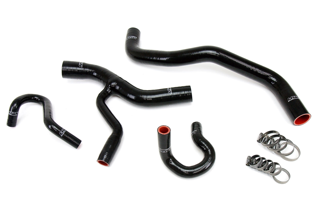 HPS Performance 57-1416-BLK Silicone Radiator/Heater Coolant Hose Kit 96-00 Ford Mustang GT 4.6L V8