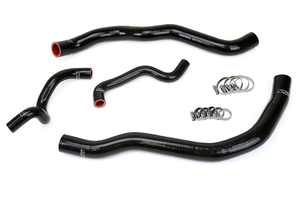 HPS Black 3-Ply Silicone Radiator Hose Kit for Kia 11-14 Optima 2.0L Turbo Tubo