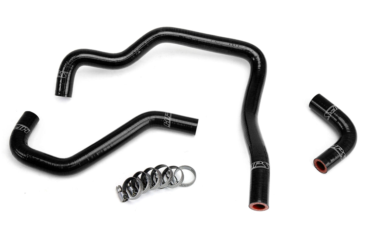 HPS Black 3-Ply Silicone Heater Coolant Hose Kit For 89-95 Toyota 4Runner/Pickup 22RE Non Turbo EFI Left Hand Drive