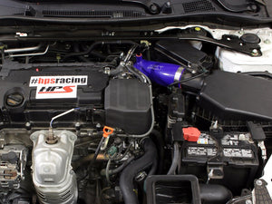 HPS Blue Silicone Post MAF Air Intake Hose Kit For Honda 13-16 Accord 2.4L-Performance-BuildFastCar