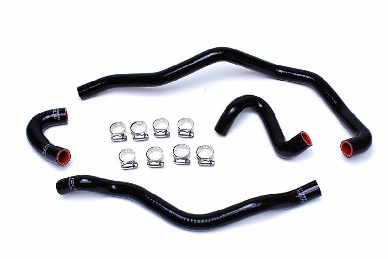HPS Performance 57-1487-BLK Silicone Heater Coolant Hose Kit For 01-06 BMW E46 M3 LHD