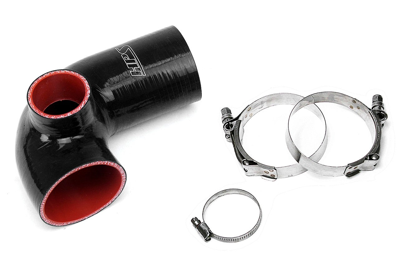 HPS 57-1494-BLK Black Silicone Intake Hose Kit 09-15 MX-5 Miata 2.0L NC2 NC3 57-1494-BLK