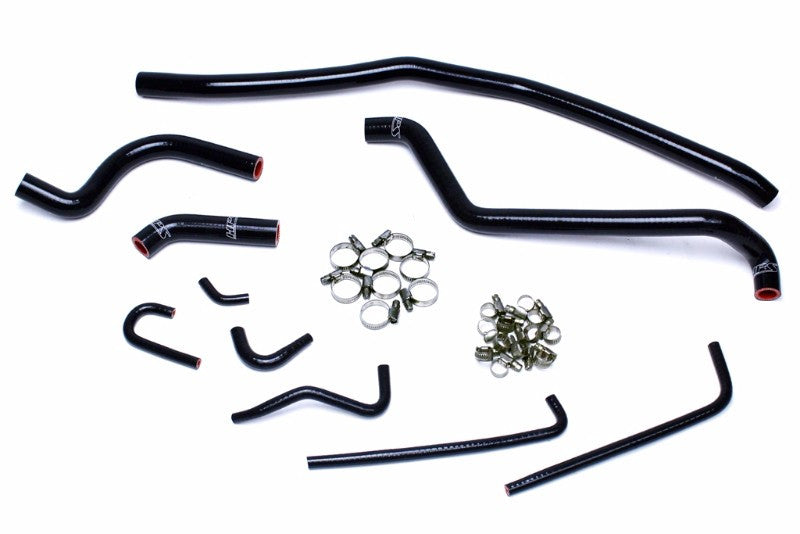 HPS Performance 57-1504-BLK Silicone Radiator Coolant Hose Kit For 04-09 Kawasaki KFX700