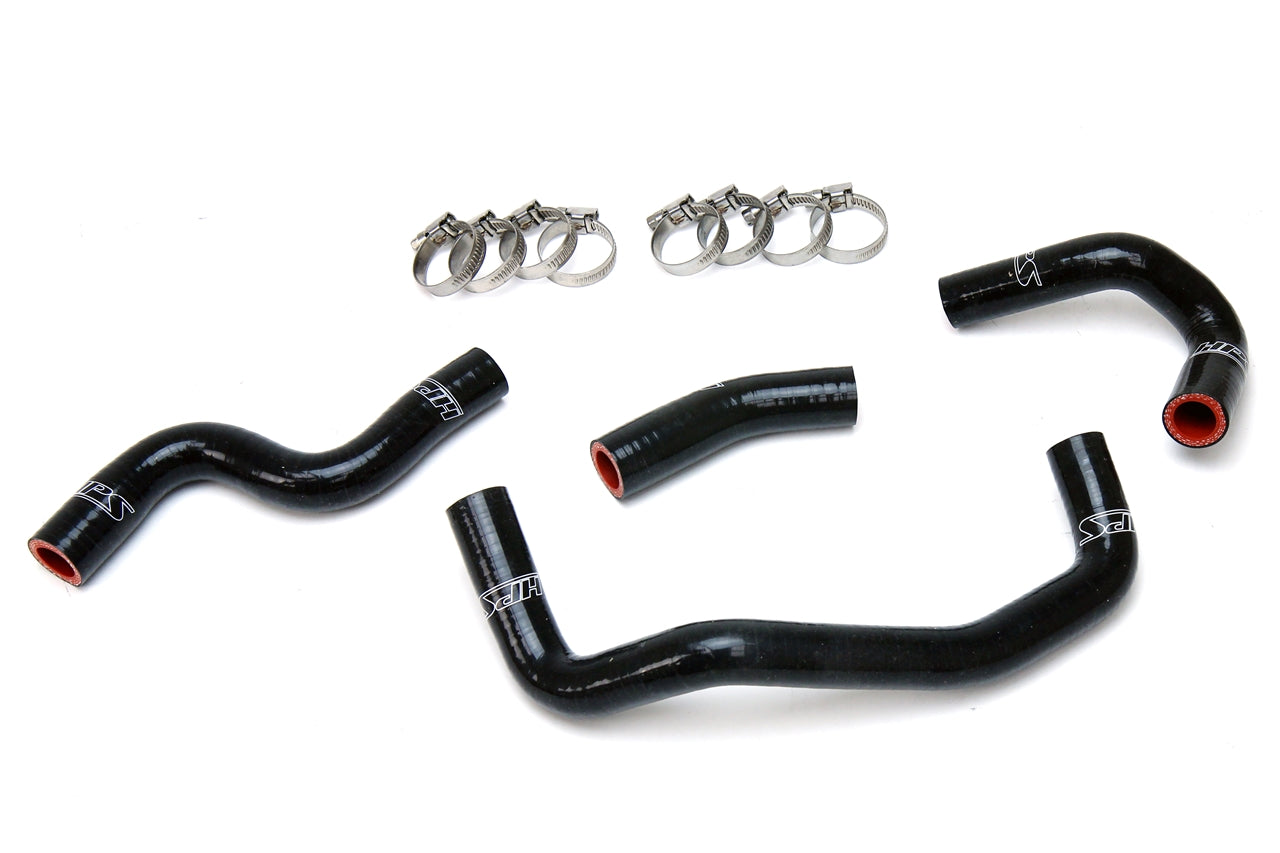 HPS Performance 57-1508-BLK Silicone Heater Coolant Hose Kit For 06-15 Mazda MX-5 Miata 2.0L