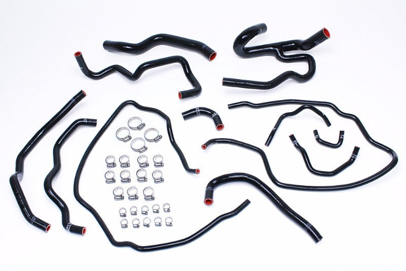 HPS Performance 57-1511-BLK Silicone Radiator/Heater Coolant Hose Kit For 07-09 Mazda Mazdaspeed 3 2.3L Turbo