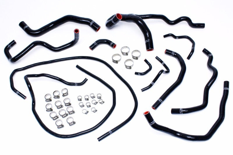 HPS Performance 57-1512-BLK Silicone Radiator/Heater Coolant Hose Kit For 10-13 Mazda Mazdaspeed 3 2.3L Turbo