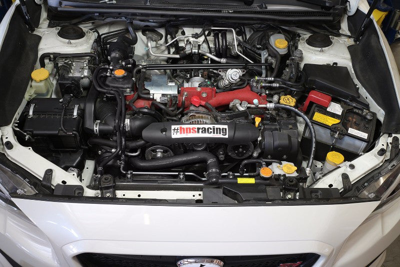 HPS Black Silicone Radiator+Heater Hose Kit For Subaru 15-16 WRX STI 2.5L Turbo-Performance-BuildFastCar