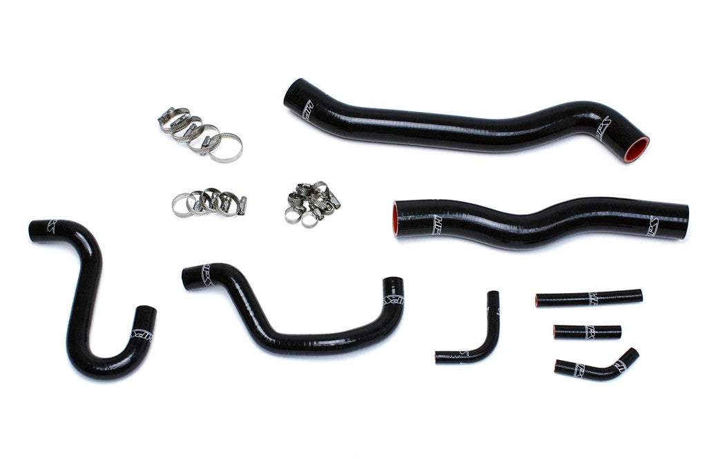 HPS Performance 57-1518-BLK Silicone Radiator/Heater Coolant Hose Kit For 13-16 Hyundai Genesis Coupe 3.8L V6 LHD