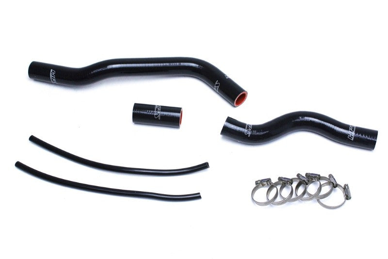 HPS Black 3-Ply Silicone Radiator Hose Kit Coolant For Honda 01-05 Civic 1.7L MT-Performance-BuildFastCar