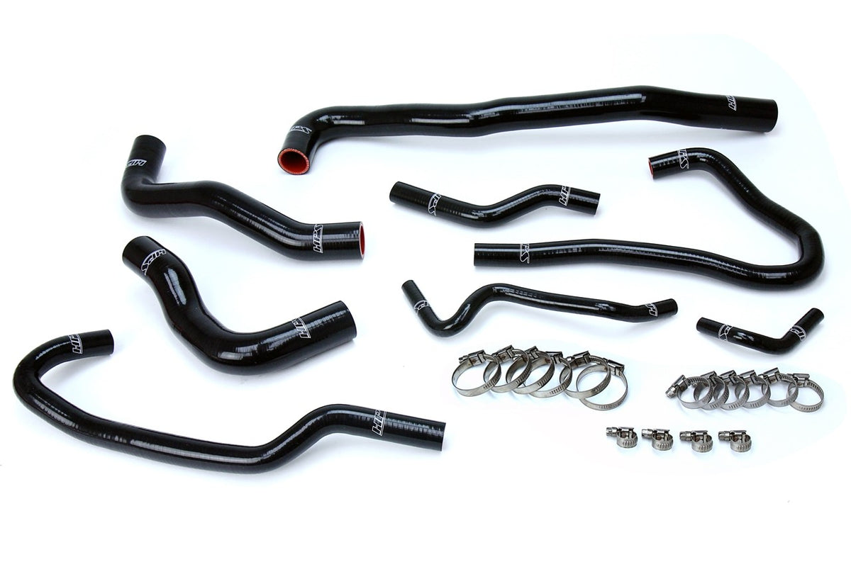 HPS Black Silicone Radiator+Heater Hose Kit Mazda 16-17 MX-5 Miata 2.0L 57-1546-BLK