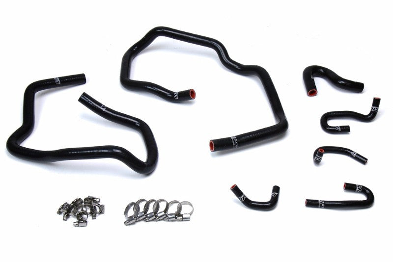 HPS Performance 57-1547-BLK Silicone Heater Coolant Hose Kit For 10-14 Toyota FJ Cruiser 4.0L V6