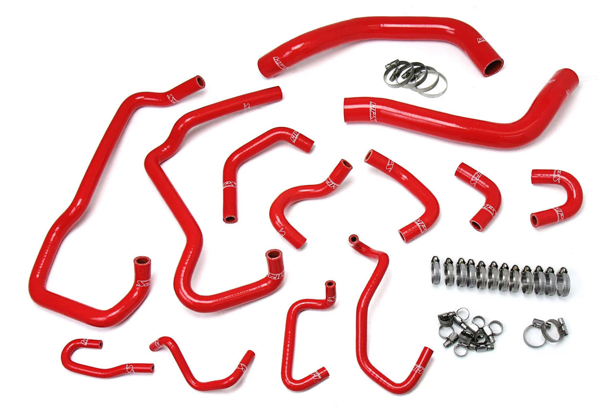 HPS 57-1581-RED Red Radiator + Heater Hose Kit 16-20 Tacoma 3.5L V8 57-1581-RED
