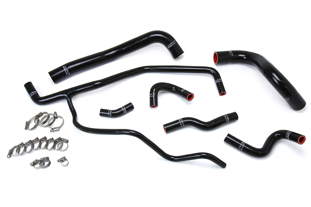 HPS Performance 57-1583-BLK Silicone Radiator/Heater Coolant Hose Kit For 11-23 Chrysler 300/Dodge Charger/Dodge Challenger 3.6L
