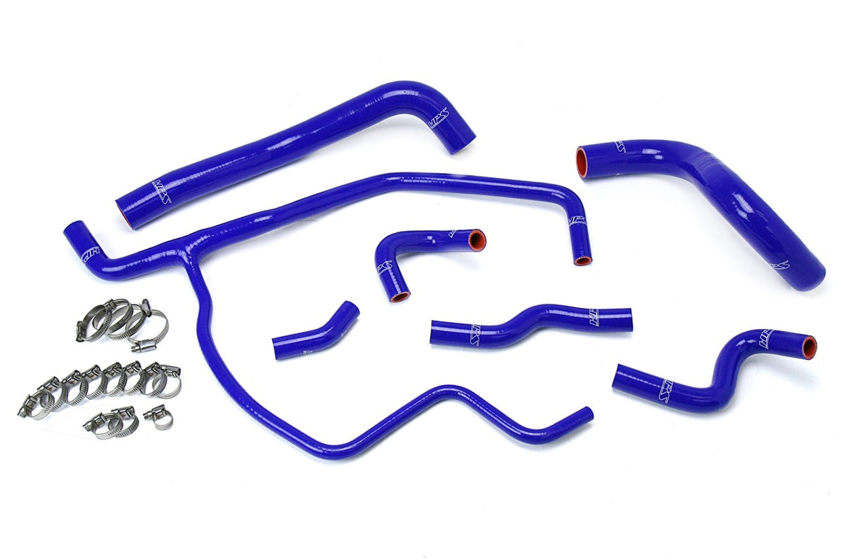 HPS Blue Silicone Radiator+Heater Hose Kit Dodge 11-17 Charger 3.6L V6-Performance-BuildFastCar