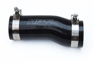HPS Black Silicone Post MAF Air Intake Hose For Honda 16-18 Civic/17-18 Civic Si 1.5L Turbo-Performance-BuildFastCar