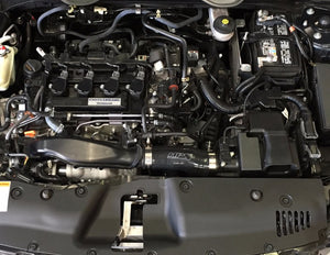 HPS Black Silicone Post MAF Air Intake Hose For Honda 16-18 Civic/17-18 Civic Si 1.5L Turbo-Performance-BuildFastCar