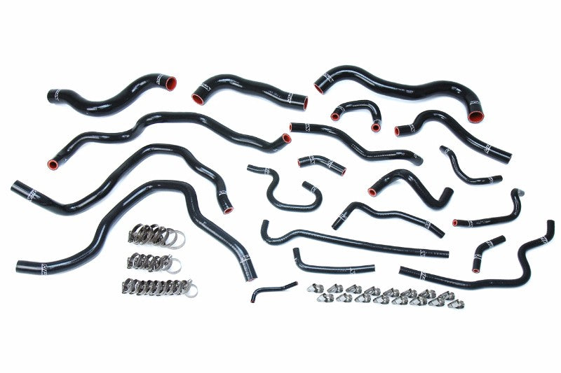 HPS Performance 57-1607-BLK Silicone Radiator & Heater Hose Kit for Honda 16-20 Honda Civic 2.0L Non Turbo
